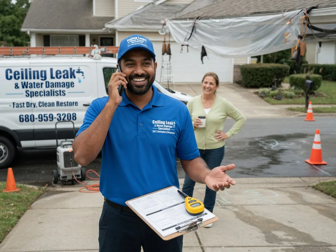 Ceiling Leak Cleanup Birchwood, WI FAQs